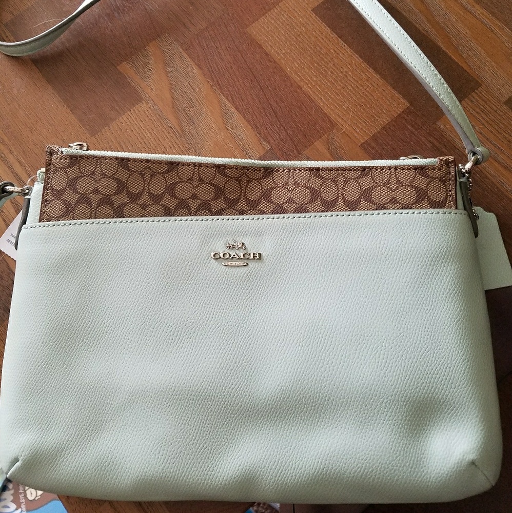 Mint Coach Bag